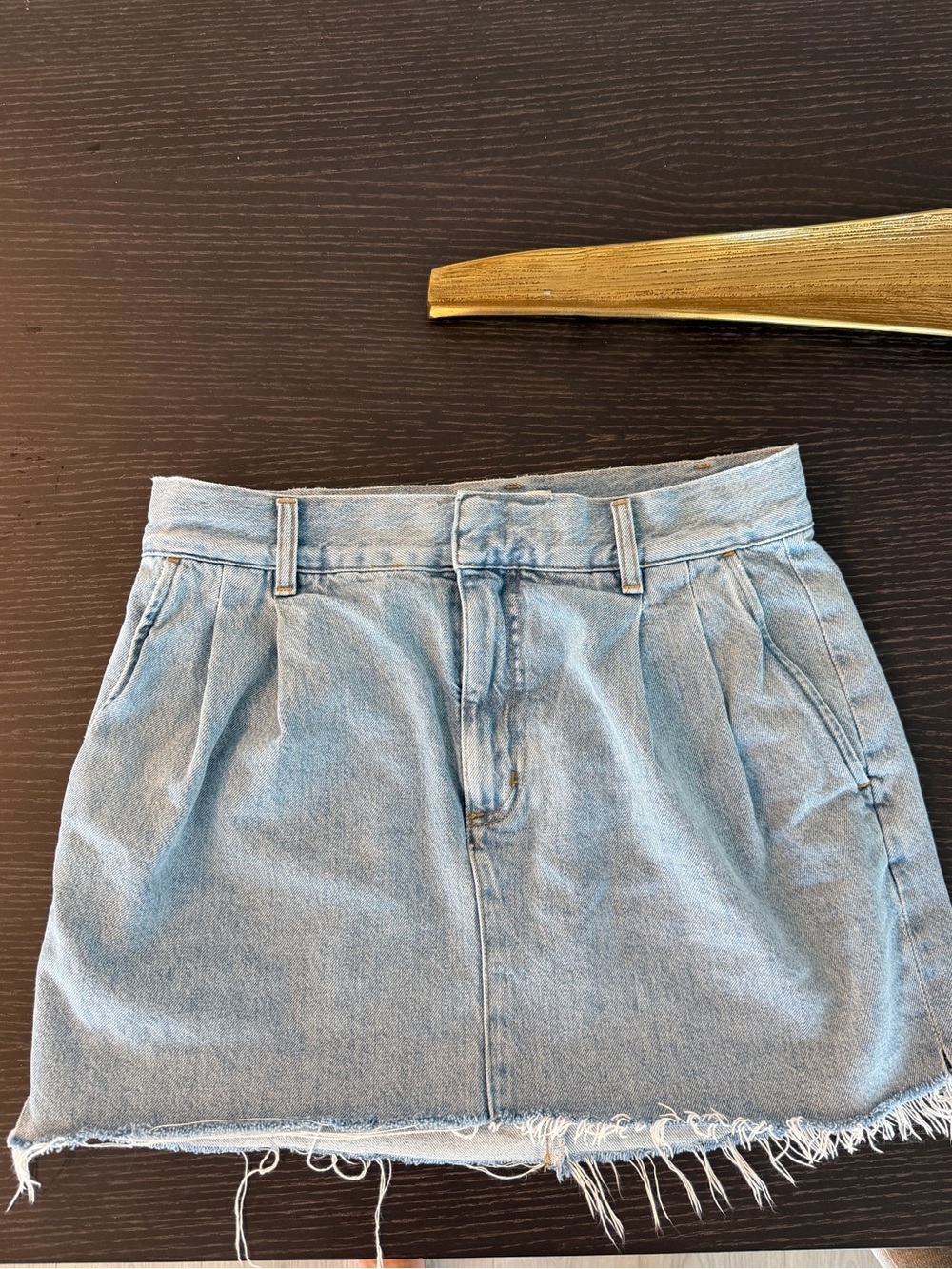 Agolde Denim Mini Skirt